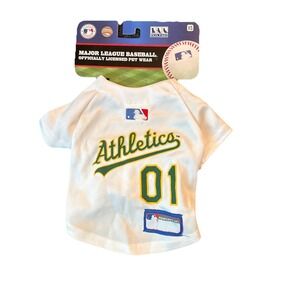 Oakland Athletics dog jersey xs size